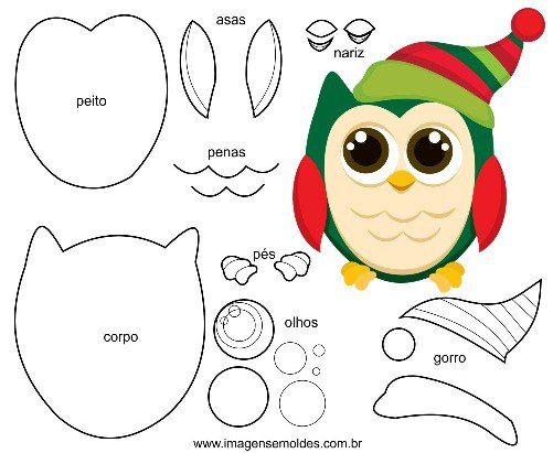 Patrons figurines hibou