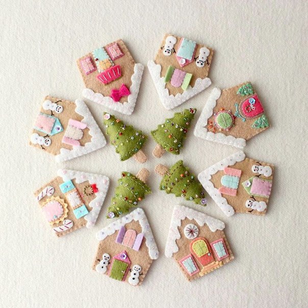 Coudre des Figurines maison de noël
