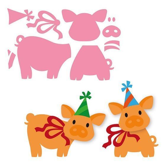 Patrons figurines cochons