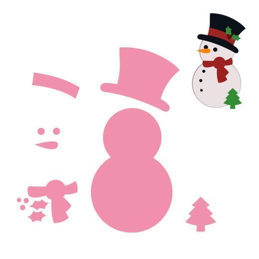 Patrons figurines bonhomme de neige